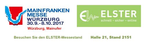 Finanzämter auf der Mainfrankenmesse, 30. September 2017 bis 8. Oktober 2017, Stand 2151, Halle 21