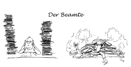 Cartoon: Der Beamte