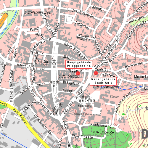 Lageplan Finanzamt Deggendorf