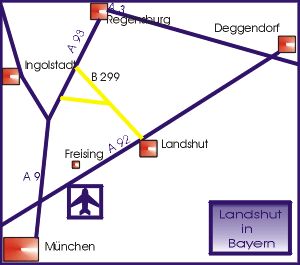 Plan von Landshut