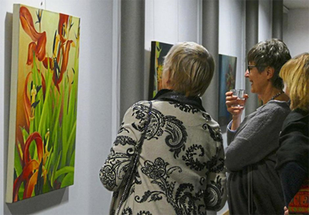 Kunstausstellung im Finanzamt