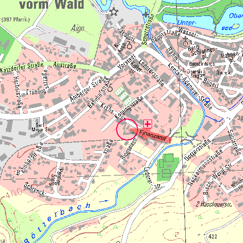 Lageplan Außenstelle Neunburg vorm Wald 